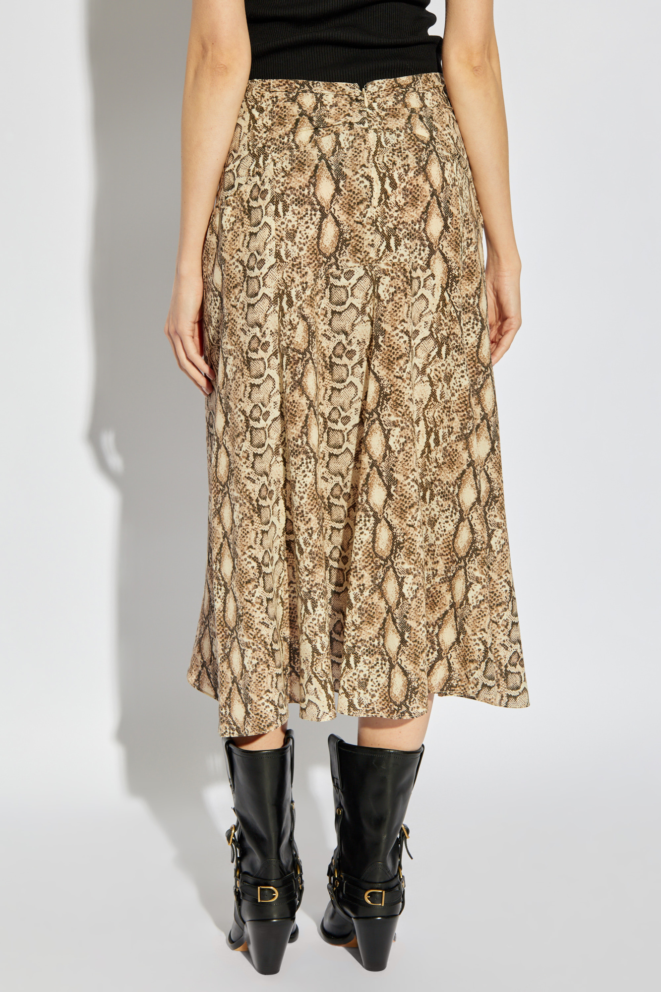 スカート ISABEL MARANT ETOILE Woman Skirt Beige JU0146FCA1M07E 23EC Isabel Marant Silk skirt Olena | Women's Clothing | Vitkac